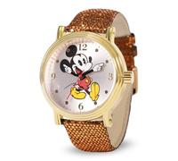 Disney Women's Analog Japanese Quartz Watch with Leather Strap NEWDS001224
