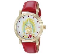 Disney Women's Analog-Quartz Watch with Leather-Synthetic Strap WDS000311