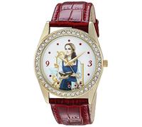 Disney Women's Analog-Quartz Watch with Leather-Synthetic Strap WDS000315