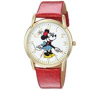 Disney Women's Analog-Quartz Watch with Leather-Synthetic Strap WDS000412