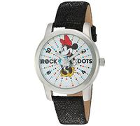 Disney Women's Analogue Quartz Watch with Leather-Synthetic Strap W002799