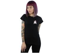 Disney Women's Aristocats Marie Backside Breast Print Cotton T-Shirt in Black | Size: Large Disney Black L