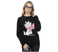 (M, Black) Disney Womens/Ladies Aristocats Marie Bow Sweatshirt