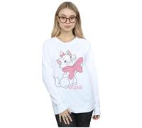 Disney Women's Aristocats Marie Bow Sweatshirt in White | Size: Medium Disney White M