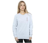 Disney Women's Aristocats Marie Breast Print Sweatshirt in Grey | Size: Medium Disney Grey M
