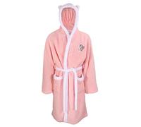 Disney Womens Aristocats Marie Dressing Gown Fleece Supersoft Hooded Robe Pink S-M