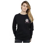 Disney Women's Aristocats Marie I´m A Lady Breast Print Sweatshirt in Black | Size: XL Disney Black XL