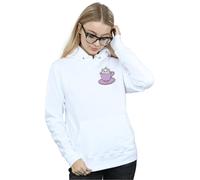 Disney Women's Aristocats Marie In Cup Breast Print Hoodie in White | Size: Large Disney White L