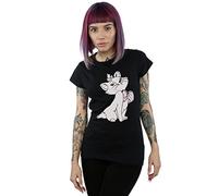 Disney Women's Aristocats Marie T-Shirt Medium Black