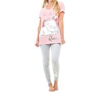 Disney Womens Aristocats Pyjamas Pink Size X-Large