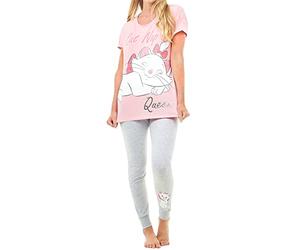 Disney Womens Aristocats Pyjamas Pink Size X-Large