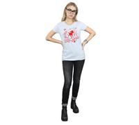 Disney Women's Bambi Christmas Greetings Cotton T-Shirt in Grey | Size: 2XL Disney Grey 2XL