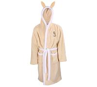 Disney Womens Bambi Dressing Gown Supersoft Fleece Miss Bunny Robe Cream S-M