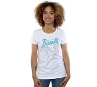 Disney Women's Bambi Great Love Story Cotton T-Shirt in White | Size: Medium Disney White M