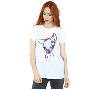 Bambi Mood Cotton Boyfriend T-Shirt Disney White 4XL