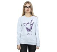 Disney Women's Bambi Mood Sweatshirt in Grey | Size: Medium Disney Grey M
