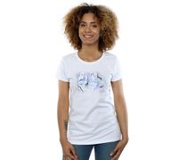 Disney Women's Bambi Snow Cotton T-Shirt in White | Size: Medium Disney White M