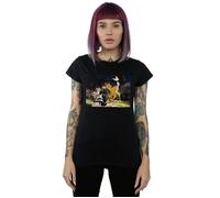 Bambi Tail Butterfly Still Cotton T-Shirt Disney Black M