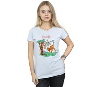 Bambi Tilted Up Cotton T-Shirt Disney Grey M