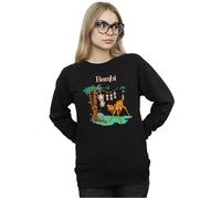Disney Women's Bambi Tilted Up Sweatshirt in Black | Size: 2XL Disney Black 2XL