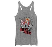 Disney Women's Beaker Meep Shirt, Gray Heather, Medium