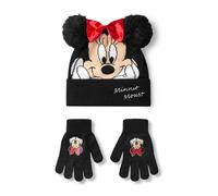 Vanilla Underground Disney Girls Beanie and Gloves Set Multicoloured Minnie Mouse - One Size