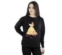 Disney Women's Beauty and The Beast Belle Sweatshirt Black XX-Large