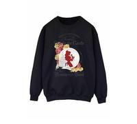 Disney Women's Beauty And The Beast Girl in The Castle Sweatshirt X-Large Black