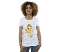 Disney Women's Beauty & The Beast Never Judge Cotton T-Shirt in White | Size: Medium Disney White M