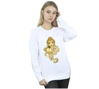 Disney Women's Beauty & The Beast Never Judge Sweatshirt in White | Size: 2XL Disney White 2XL