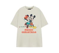 Disney Womens Beige All Tied Up Short Sleeved T-Shirt - Small