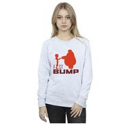 Disney Women's Big Hero 6 Baymax Fist Bump Cutout Sweatshirt in Grey | Size: 2XL Disney Grey 2XL