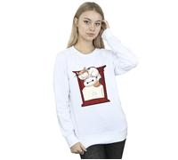 Disney Women's Big Hero 6 Baymax Frame Support Sweatshirt in White | Size: Small Disney White S