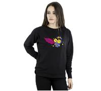 Disney Women's Big Hero 6 Baymax Fred Fired Up Sweatshirt in Black | Size: Medium Disney Black M
