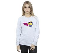 Disney Women's Big Hero 6 Baymax Fred Fired Up Sweatshirt in Grey | Size: Large Disney Grey L