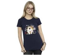 Disney Women's Big Hero 6 Baymax Group Hug Cotton T-Shirt in Navy | Size: Medium Disney Navy M