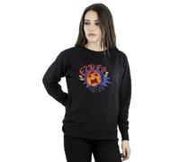 Disney Women's Big Hero 6 Baymax Hiro Angry Manga Sweatshirt in Black | Size: XL Disney Black XL