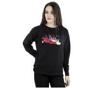 Disney Women's Big Hero 6 Baymax Hiro Bridge Sweatshirt in Black | Size: 2XL Disney Black 2XL