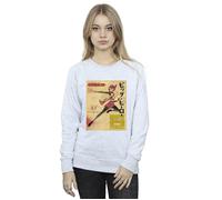 Disney Women's Big Hero 6 Baymax Honey Lemon Newspaper Sweatshirt in Grey | Size: XL Disney Grey XL