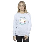 Disney Women's Big Hero 6 Baymax Hugs Everyday Sweatshirt in Grey | Size: 2XL Disney Grey 2XL