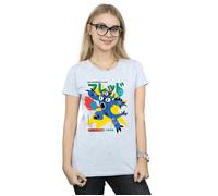 Disney Women's Big Hero 6 Fred Ultimate Kaiju Cotton T-Shirt in Grey | Size: Small Disney Grey S