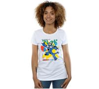 Disney Women's Big Hero 6 Fred Ultimate Kaiju Cotton T-Shirt in White | Size: Medium Disney White M