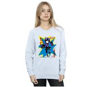 Disney Women's Big Hero 6 Hiro Anime Sweatshirt in Grey | Size: Medium Disney Grey M