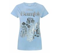 (Large) Disney Short Sleeved T-Shirt (Womens Blue)