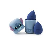 Disney Lilo & Stitch Womens Makeup Sponge Set | Ladies Beauty Sponges Set of 2 with Character Print Storage Case in Blue | Beauty Face Blenders with Stitch Logo & Makeup Box | Movie Merchandise Gift