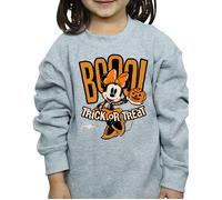 Disney Women's Boo Minnie Mouse Sweatshirt in Grey | Size: 2XL Disney Grey 2XL