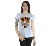 Disney Women's Boo Trick Or Treat Minnie Mouse T-Shirt in Grey | Size: 2XL Disney Grey 2XL