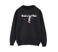 Disney Women's Bride´s Last Ride Minnie Mouse Sweatshirt in Black | Size: 2XL Disney Black 2XL