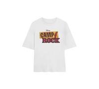Disney Camp Rock Classic Logo Ladies Oversized T Shirt, White, XX-Large