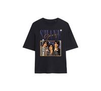 Disney Women's Camp Rock Shane Montage Oversized T-Shirt, Black | Size: Large Disney Black L